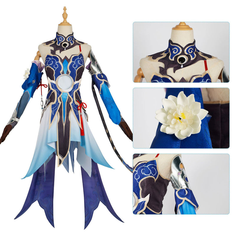AwwwCos Honkai Star Rail Jingliu Cosplay Costume Collapse Star Dome Railway Cosplay Uniform Halloween Performance Dress Outfit Clothes