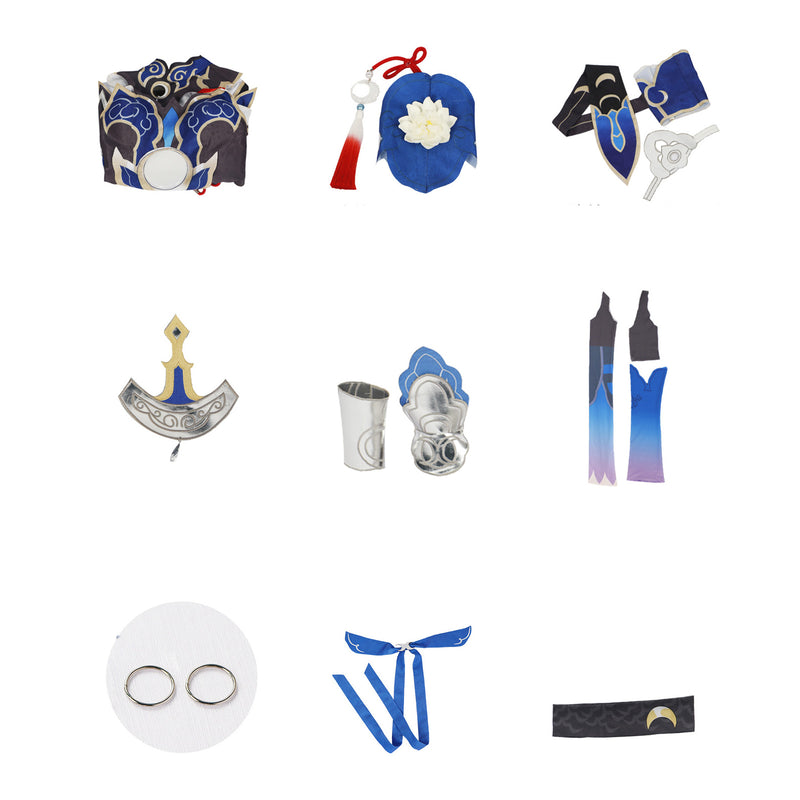 AwwwCos Honkai Star Rail Jingliu Cosplay Costume Collapse Star Dome Railway Cosplay Uniform Halloween Performance Dress Outfit Clothes