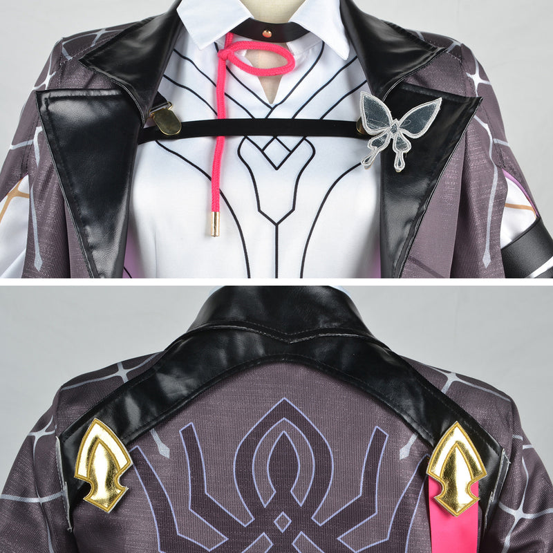 AwwwCos Honkai Star Rail Kafka Cosplay Costume Suit Coat Jacket Shirt Pants Dress Halloween Outfit for Women