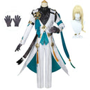 Game Honkai Star Rail Luocha Cosplay Costume Yellow Wig Men Women Coat Pants