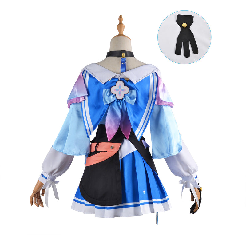 AwwwCos Honkai Star Rail March 7th Cosplay Costume Suit Dress Shirt Skirt Clothes Halloween Outfit Uniform for Women