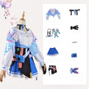 Game Honkai Star Rail March 7th Cosplay Costume Women Dress Shirt Skirt