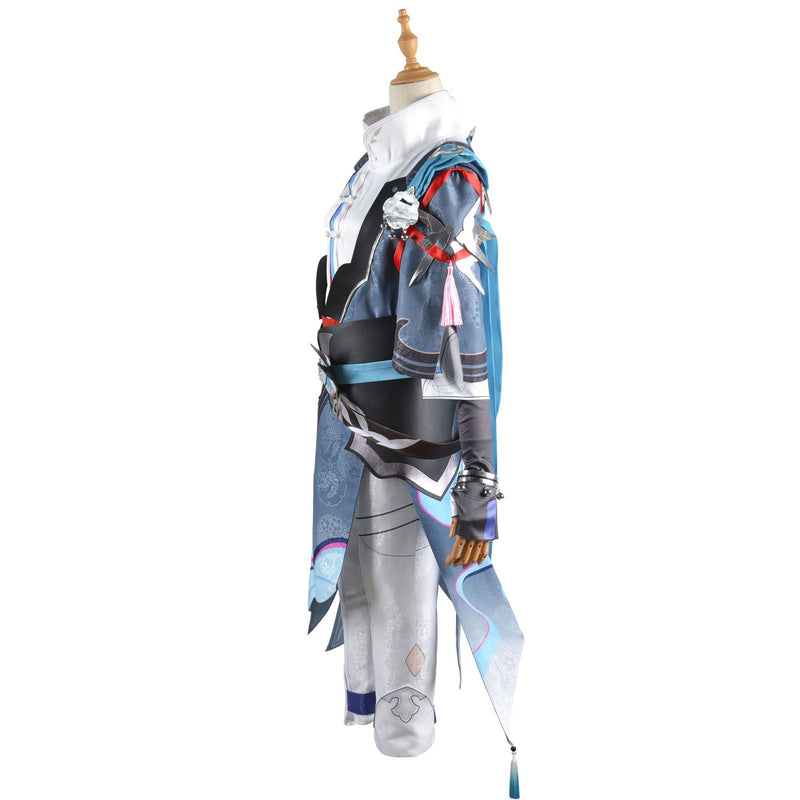 AwwwCos Honkai Star Rail Yanqing Cosplay Costume Mens Sut Jacket Coat Shirt Pants Halloween Outfit Clothes