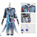 Game Honkai Star Rail Yanqing Cosplay Costume Mens Sut Jacket Coat Shirt Pants