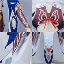 Game Honkai Star Rail Yukong Cosplay Costume Women Dress Green Wig