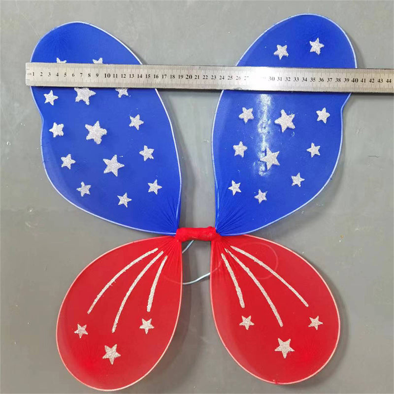 Independence Day American Flag Printed Wings Party Supplies