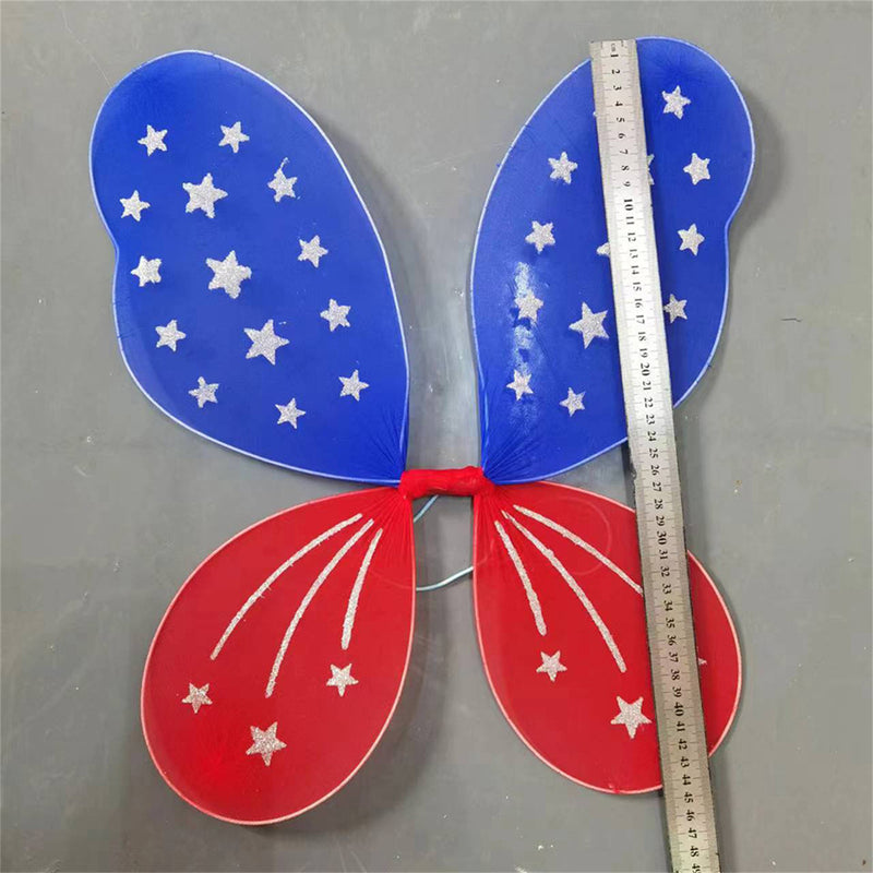 Independence Day American Flag Printed Wings Party Supplies