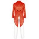 TV Series Gotham Jerome Valeska Cosplay Costume Joker Orange Suit