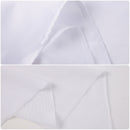 Joker 2 Harley Quinn Wedding Dress Cosplay Costume White Sexy V-Neck Frock with Headband