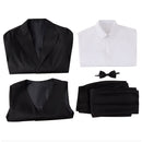 Joker 2 The Joker Black Suit Cosplay Costume Bow Tie Evening Gown Outfit - AwwwCos