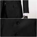 Joker 2 The Joker Black Suit Cosplay Costume Bow Tie Evening Gown Outfit - AwwwCos