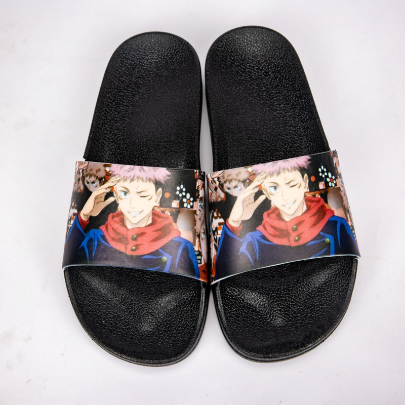 AwwwCos Anime Jujutsu Kaisen Slippers Bathroom Slippers Non Slip Shower Slide Sandal Indoor And Outdoor Slippers for women men