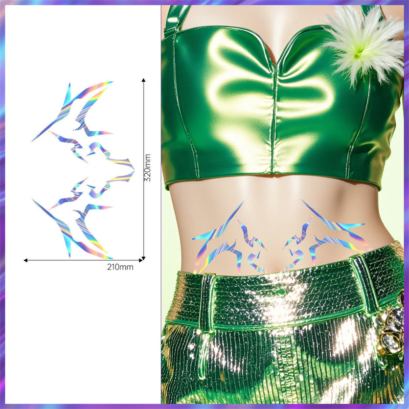 K-Pop: Demon Hunters Cosplay Accessory Temporary Tattoos Stickers Party Makeup - AwwwCos