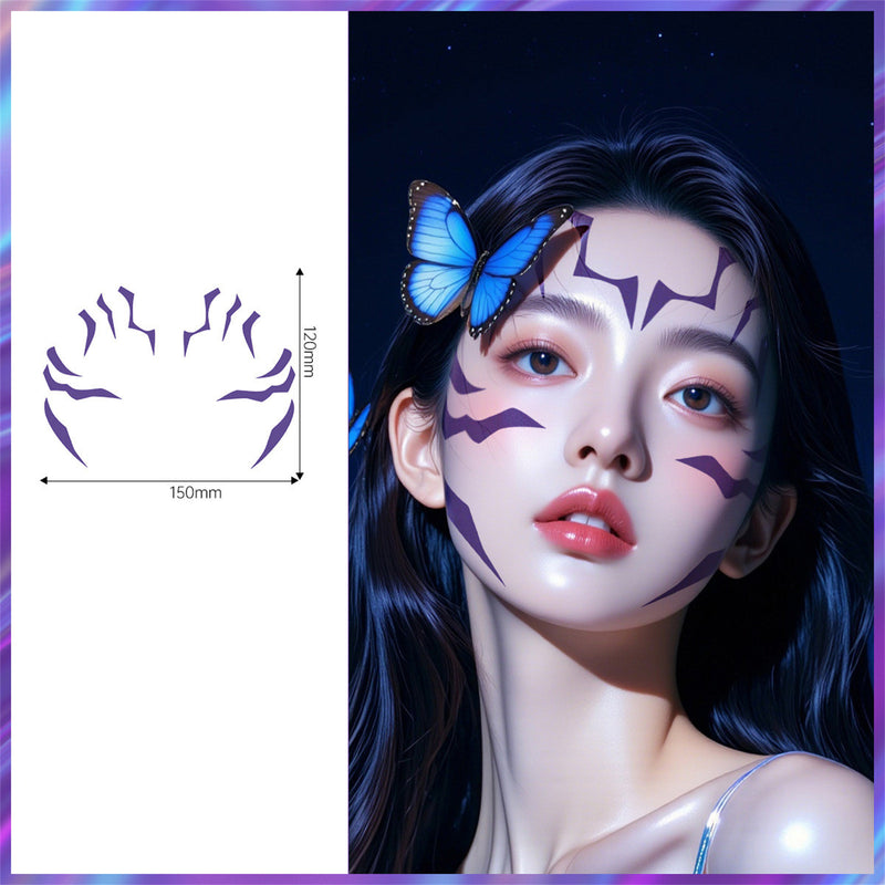 K-Pop: Demon Hunters Cosplay Accessory Temporary Tattoos Stickers Party Makeup - AwwwCos