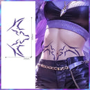 K-Pop: Demon Hunters Cosplay Accessory Temporary Tattoos Stickers Party Makeup - AwwwCos