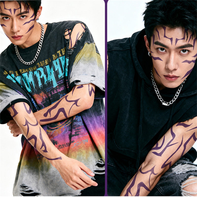 K-Pop: Demon Hunters Cosplay Accessory Temporary Tattoos Stickers Party Makeup - AwwwCos