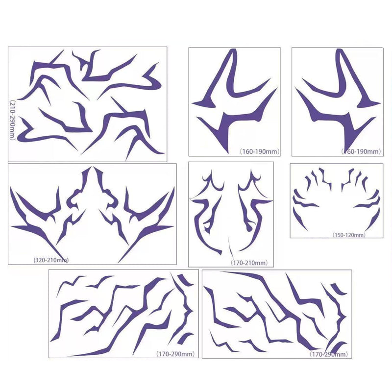 K-Pop: Demon Hunters Cosplay Accessory Temporary Tattoos Stickers Party Makeup - AwwwCos