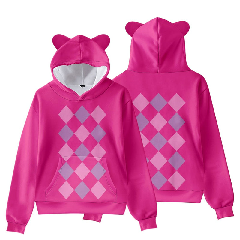Kid Adult Anime K-Pop Demon Hunters Cosplay Costume Cat Ear Hooded Coat - AwwwCos