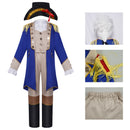 Kid Boys Founding Father Cosplay Colonial Patriot Revolutionary War Costume