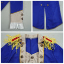 Kid Boys Founding Father Cosplay Colonial Patriot Revolutionary War Costume