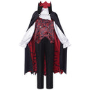 Kid Boys Vampire Cosplay Costume Halloween Party Roleplay Uniform - AwwwCos