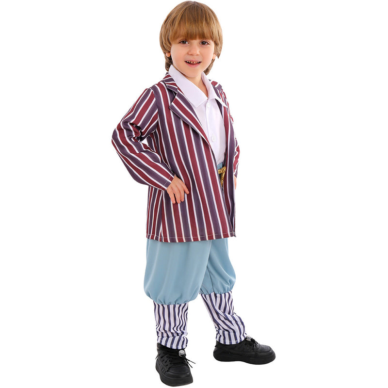 Kid Charlie and the Chocolate Factory Wonka Oompa Loompa Cosplay Costume