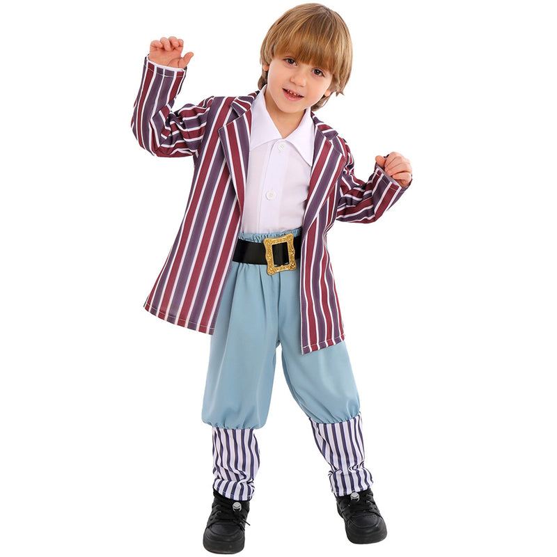 Kid Charlie and the Chocolate Factory Wonka Oompa Loompa Cosplay Costume