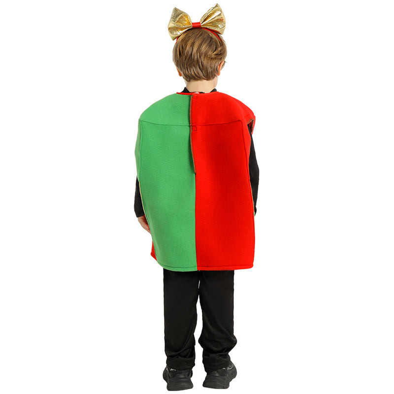 Kid Christmas Gift Box Cosplay Costume Funny Themed Present Outfit - AwwwCos