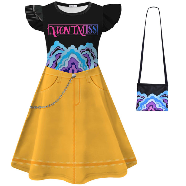 Kid Girl Anime K-Pop: Demon Hunters Mira Cosplay Costume Dress Bag - AwwwCos