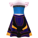 Kid Girl Anime K-Pop: Demon Hunters Zoey Cosplay Costume Blue Dress Bag - AwwwCos
