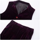 Hamilton Jefferson Lafayette Marquis Medieval Cosplay Costuem Purple Uniform - AwwwCos