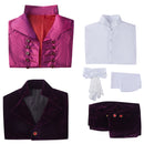 Hamilton Jefferson Lafayette Marquis Medieval Cosplay Costuem Purple Uniform - AwwwCos