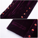 Hamilton Jefferson Lafayette Marquis Medieval Cosplay Costuem Purple Uniform - AwwwCos