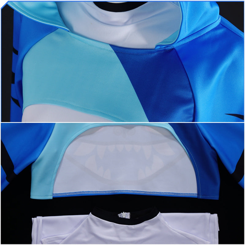 Kids Adult Anime K-Pop: Demon Hunters Blue Tiger Demon Cosplay Costume - AwwwCos