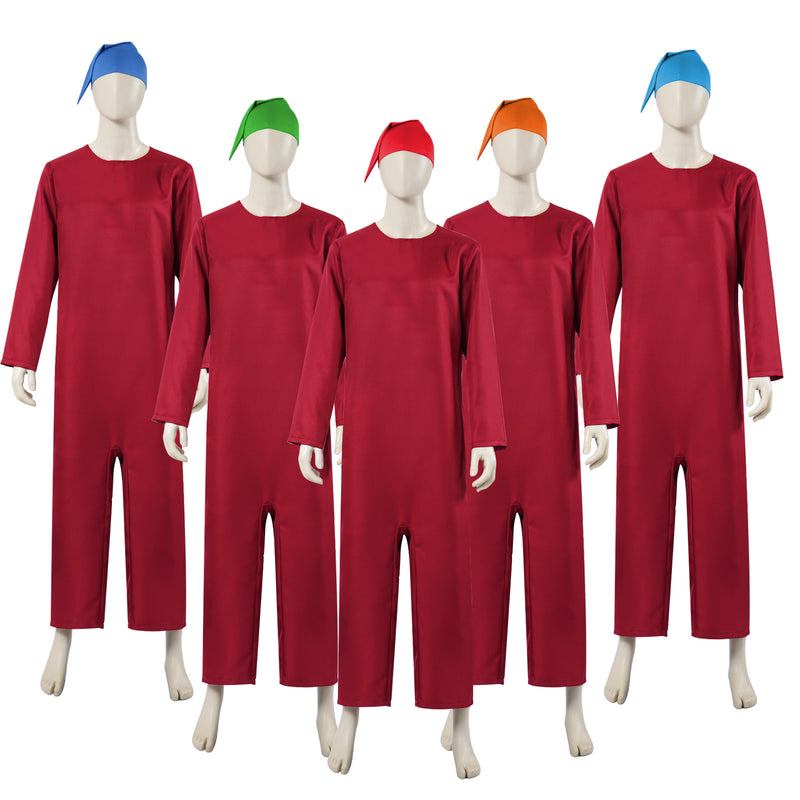 Kids Adult Film Snow White Dwarves Cosplay Costume