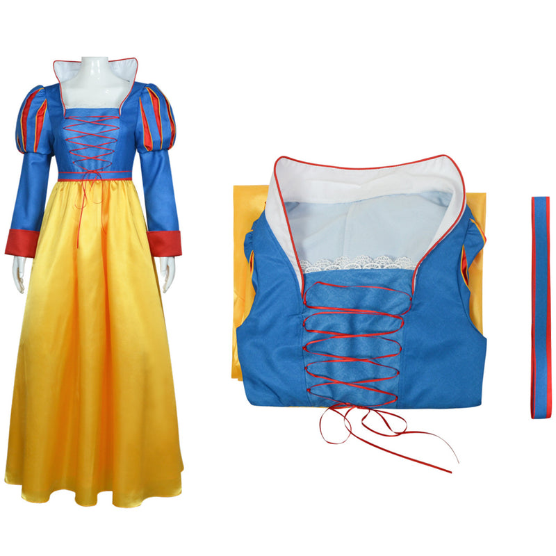 Kids Adult Film Snow White Queen Cosplay Costume