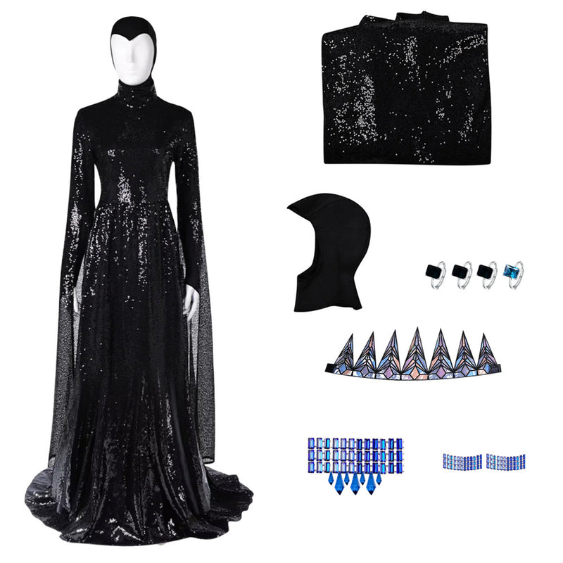 Kids Adult Film Snow White Queen Cosplay Costume
