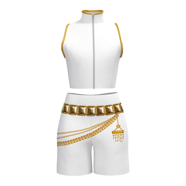 Kids Adult Girls Anime K-Pop: Demon Hunters Rumi Cosplay Costume - AwwwCos
