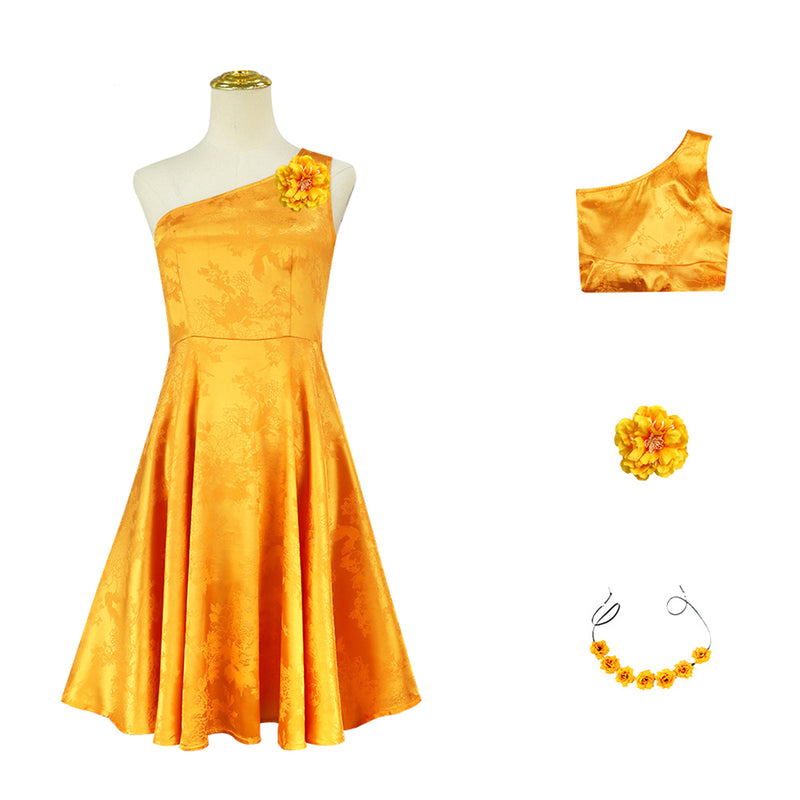 Kids Adult Girls Movie Judy Hopps Fru Fru Cosplay Costume A Line Dress - AwwwCos