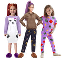 Kids Adult K-Pop: Demon Hunters Mira Zoey Rumi Cosplay Costume Animal Pajamas - AwwwCos