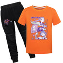 Kids Anime K-Pop Demon Hunters Cosplay Costume Cotton T-Shirt Pants - AwwwCos