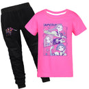 Kids Anime K-Pop Demon Hunters Cosplay Costume Cotton T-Shirt Pants - AwwwCos