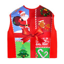 Kids Boys Girl Christmas Gift Box Elf Cosplay Costume Accessory Vest Hat - AwwwCos