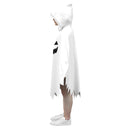 Kids Boys Girls Toddler Ghost Cosplay Costume Hooded White Cloak Party Outfits - AwwwCos