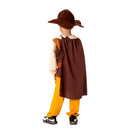 Kids Boys Medieval Court-style Kindergarten Pirate Cosplay Costume Hat Cloak
