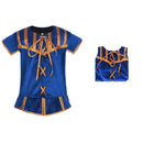 Kids Boys Renaissance Viking Pirate Cosplay Vest Steampunk Velvet Waistcoat - AwwwCos