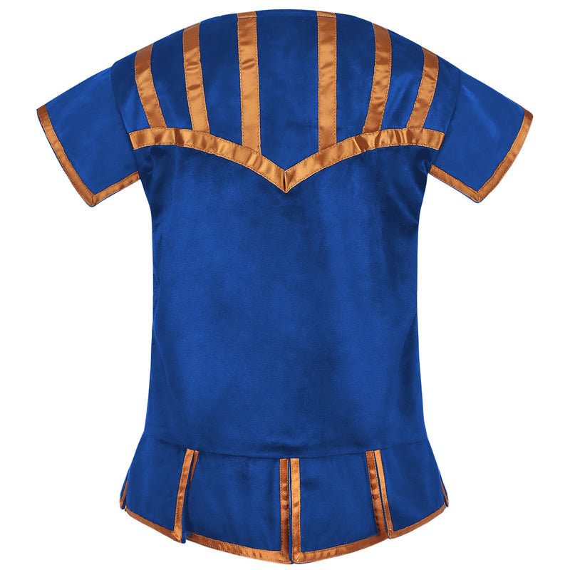 Kids Boys Renaissance Viking Pirate Cosplay Vest Steampunk Velvet Waistcoat - AwwwCos
