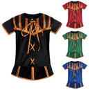 Kids Boys Renaissance Viking Pirate Cosplay Vest Steampunk Velvet Waistcoat - AwwwCos