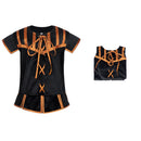 Kids Boys Renaissance Viking Pirate Cosplay Vest Steampunk Velvet Waistcoat - AwwwCos