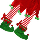 Kids Boys Santa Claus Elf Cosplay Costume Christmas Velvet Dress Hat Shoes